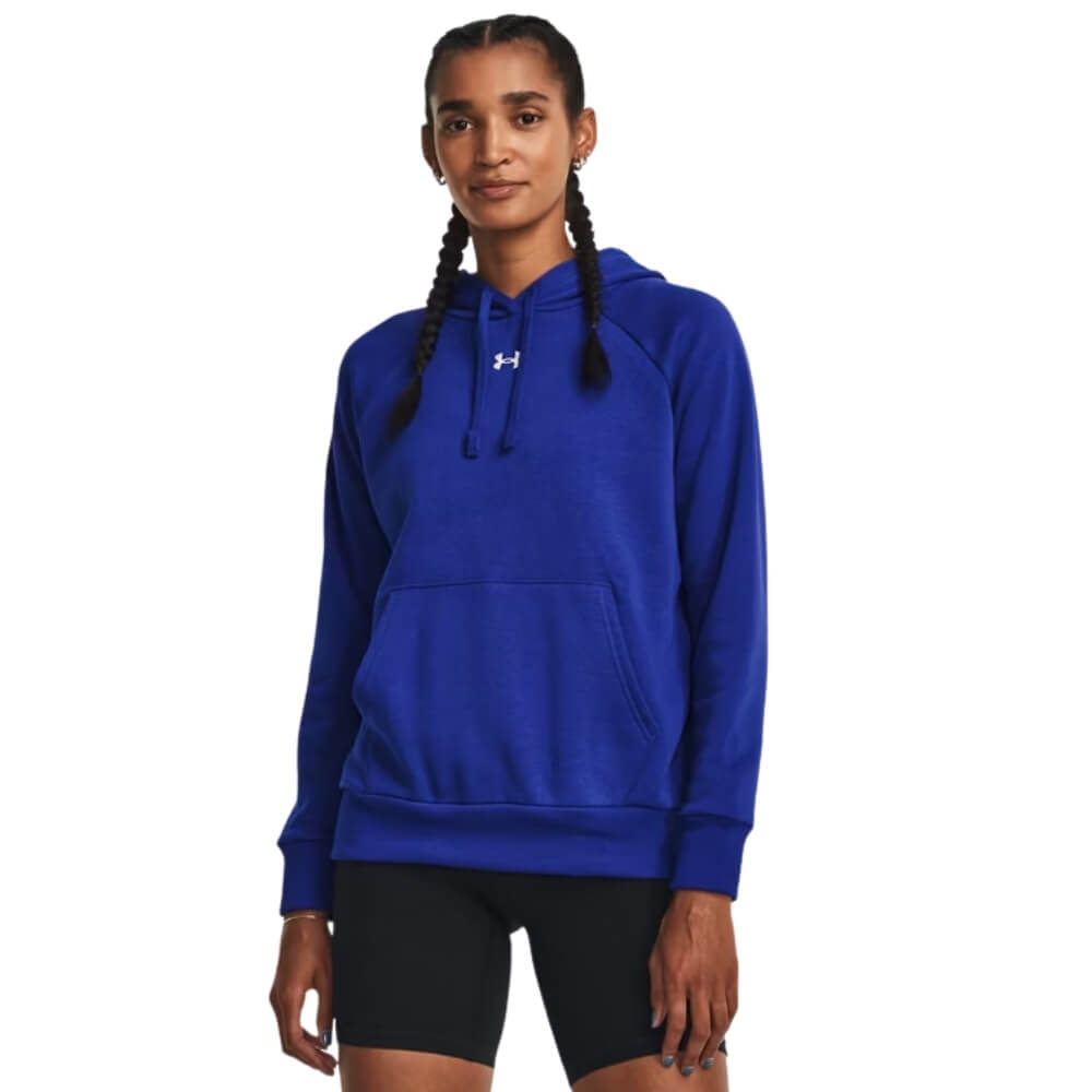 Under Armour Women's Rival Fleece Hoodie royal