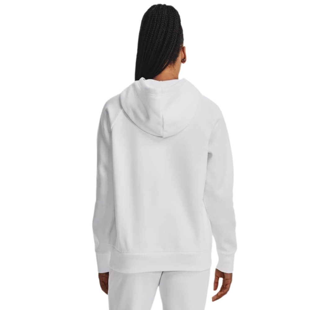 Under Armour Women's Rival Fleece Hoodie white