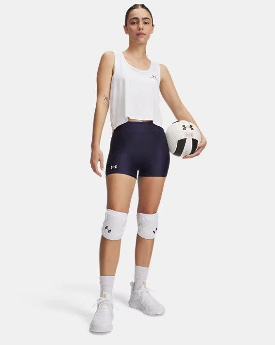 Under Armour Women's UA Team Short - 4" Inseam red 2