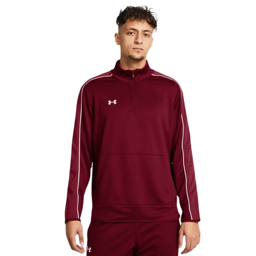 Under Armour Men's Command 1/4 Zip Cardinal - 1