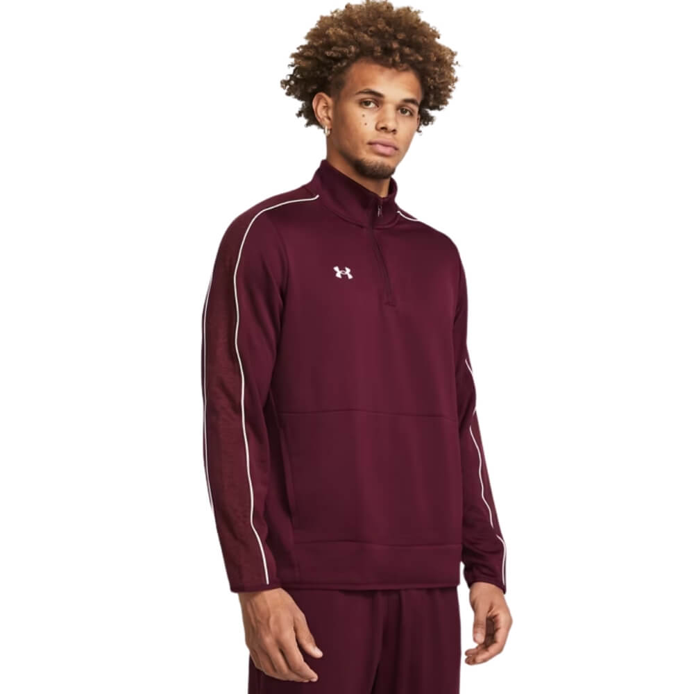 Under Armour Men's Command 1/4 Zip Maroon - 1