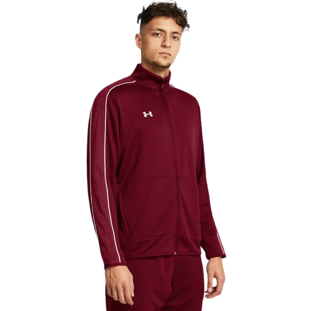 Under Armour Men's Command Full Zip Cardinal - 1