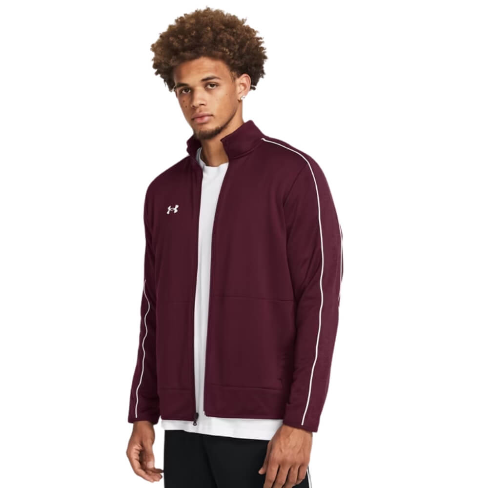 Under Armour Men's Command Full Zip Maroon_1