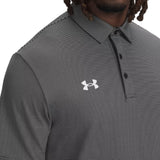 Under Armour Men's Drive Stripe Polo Black - 3