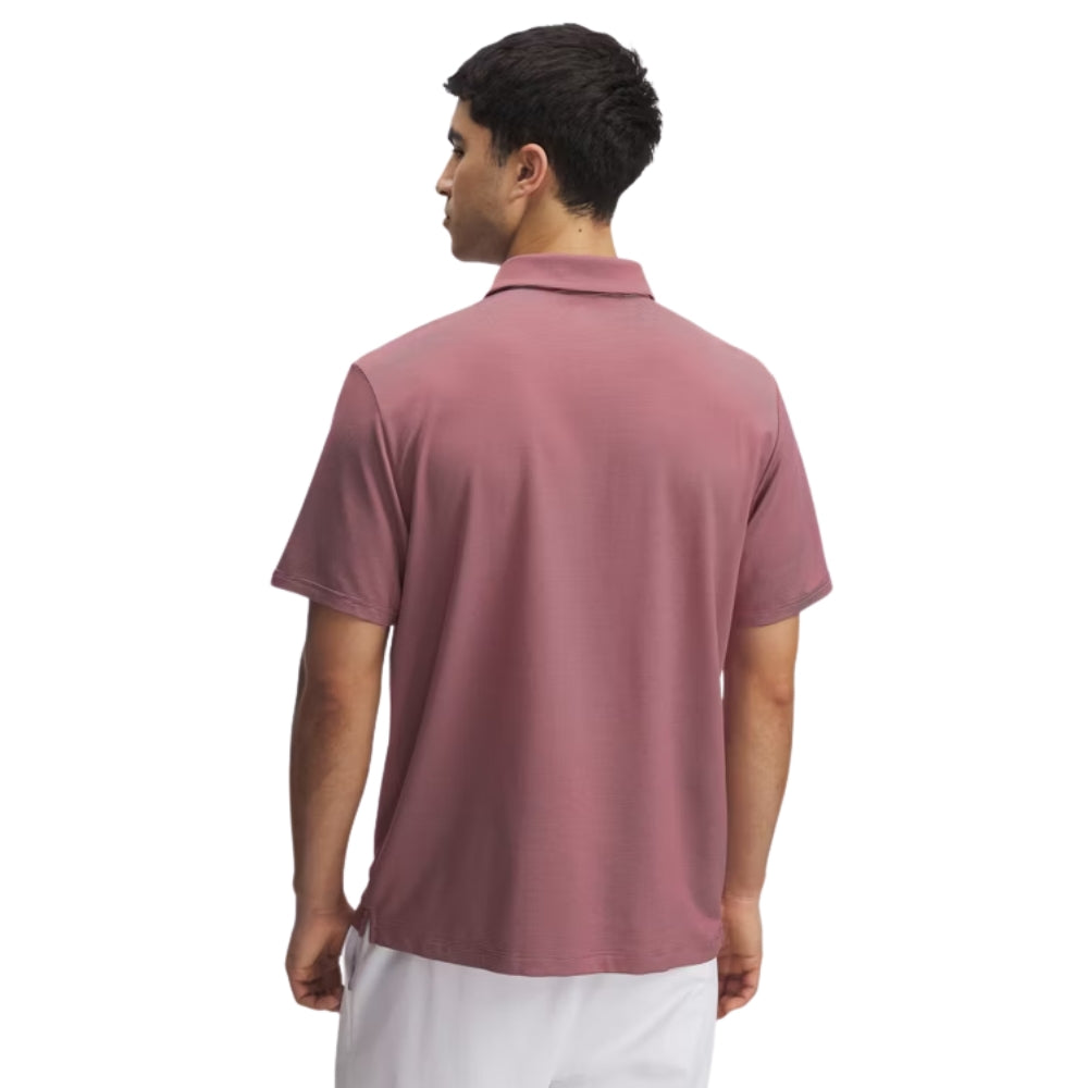 Under Armour Men's Drive Stripe Polo Cardinal - 2