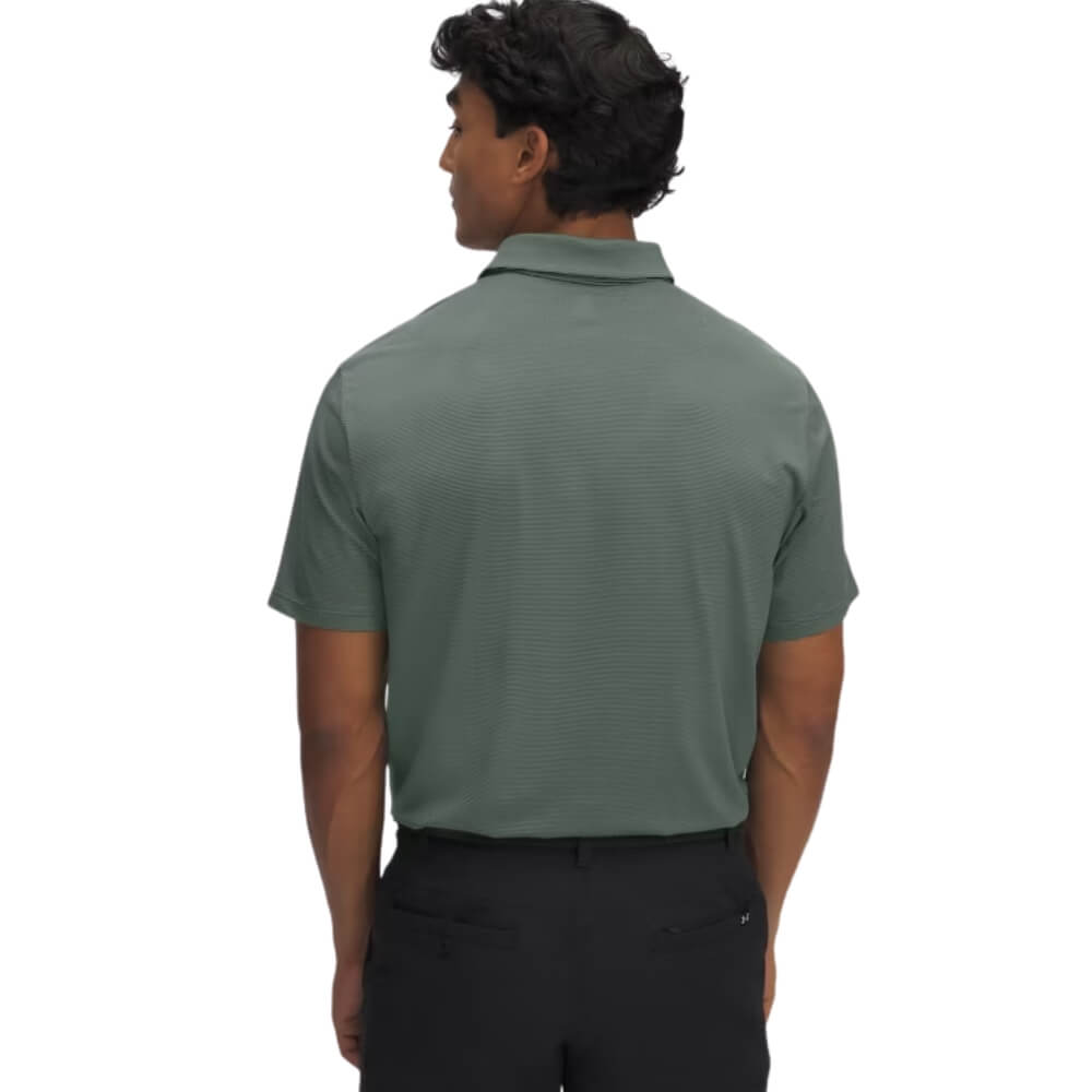 Under Armour Men's Drive Stripe Polo Forest - 2