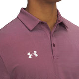 Under Armour Men's Drive Stripe Polo Maroon - 2