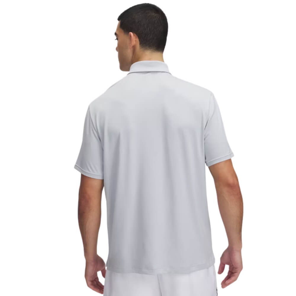 Under Armour Men's Drive Stripe Polo Mod Gray - 2