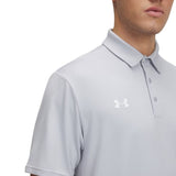 Under Armour Men's Drive Stripe Polo Mod Gray - 3