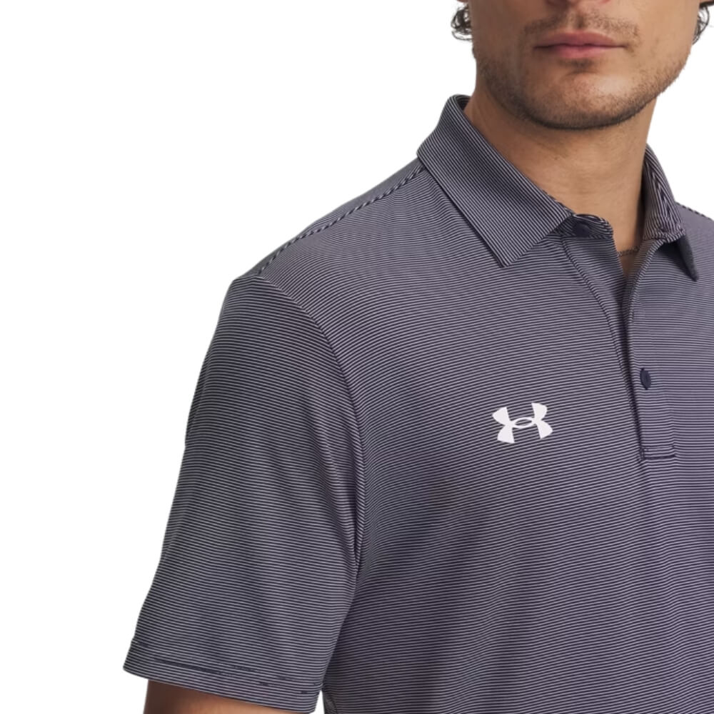 Under Armour Men's Drive Stripe Polo Navy - 3