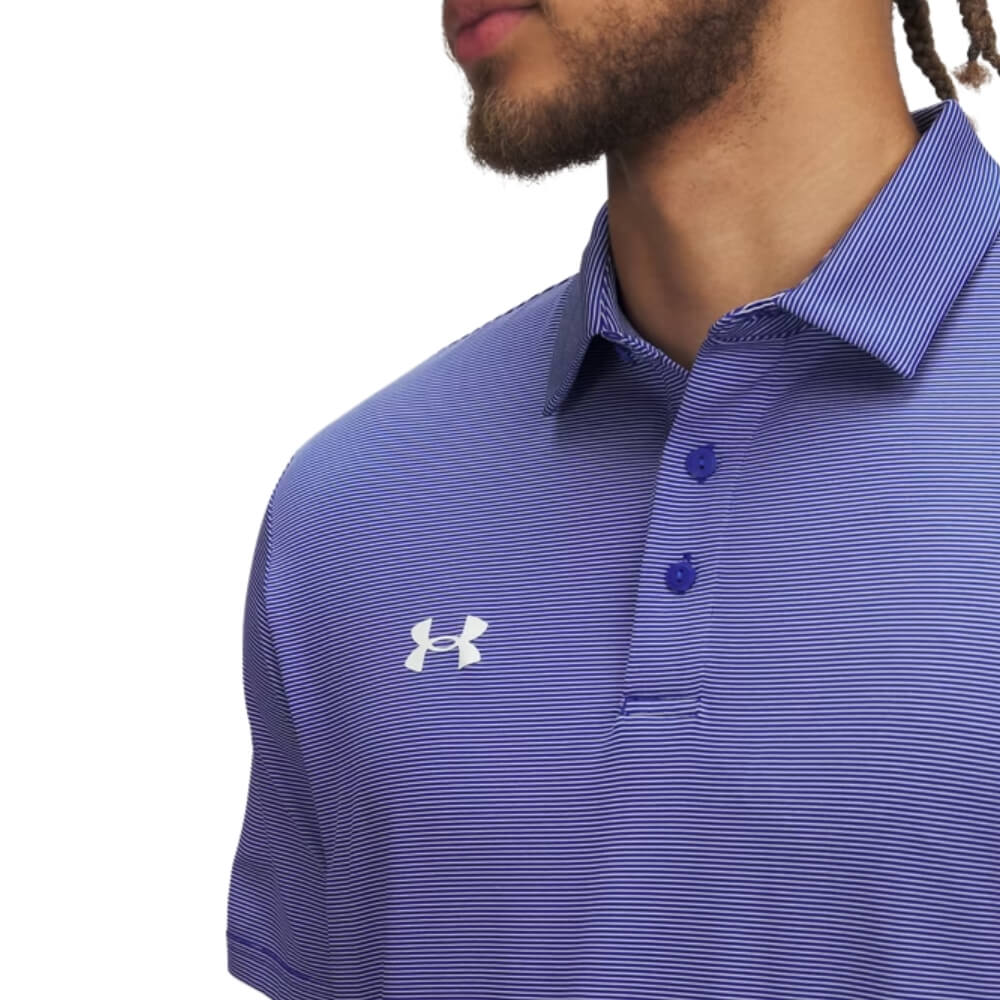 Under Armour Men's Drive Stripe Polo Royal - 3