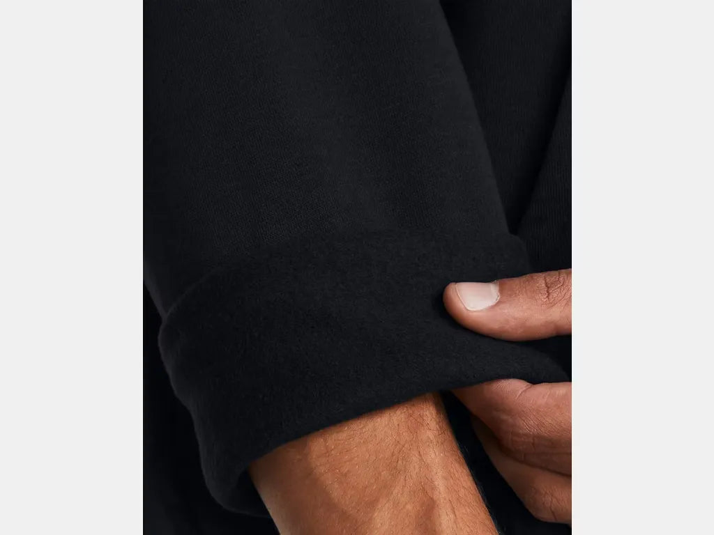 Under Armour Men's Rival Fleece 1/4 Zip Black - 5