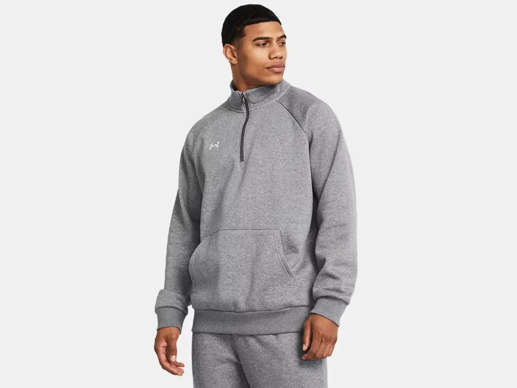 Under Armour Men's Rival Fleece 1/4 Zip Castlerock - 1