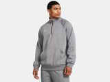 Under Armour Men's Rival Fleece 1/4 Zip Castlerock - 1