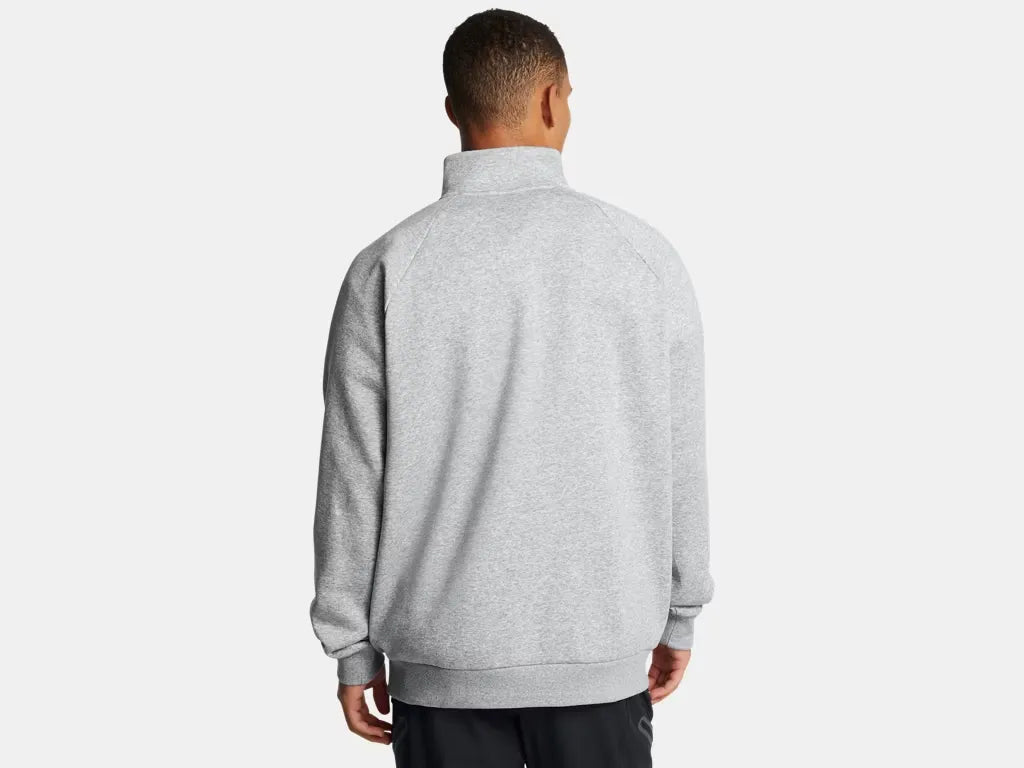 Under Armour Men's Rival Fleece 1/4 Zip Mod Gray - 2