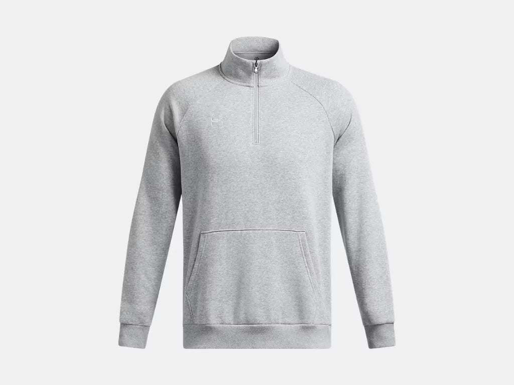 Under Armour Men's Rival Fleece 1/4 Zip Mod Gray - 3
