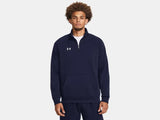 Under Armour Men's Rival Fleece 1/4 Zip Navy - 1
