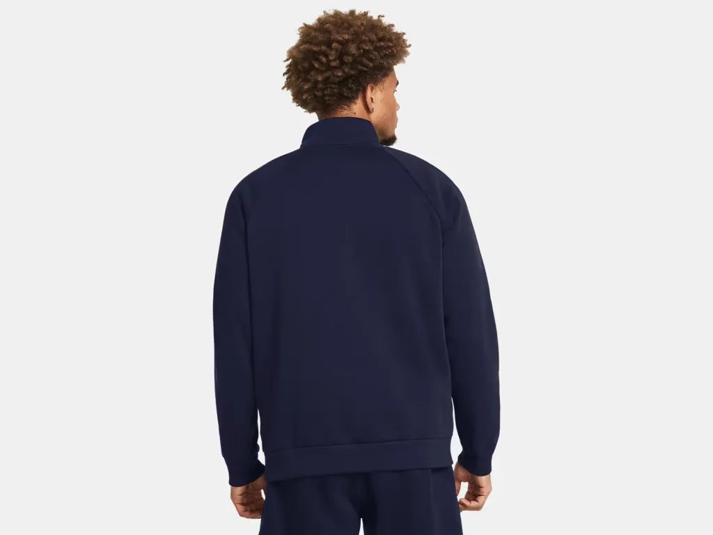 Under Armour Men's Rival Fleece 1/4 Zip Navy - 2