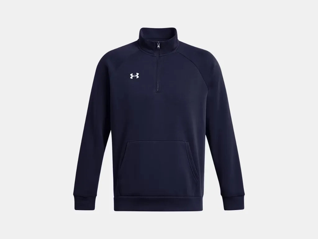 Under Armour Men's Rival Fleece 1/4 Zip Navy - 3