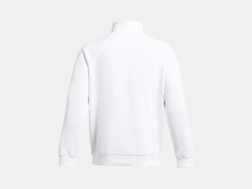 Under Armour Men's Rival Fleece 1/4 Zip White - 4