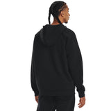 Under Armour Men's Rival Fleece Full Zip Hoodie Black - 2