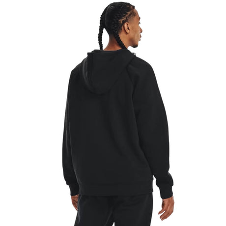 Under Armour Men's Rival Fleece Full Zip Hoodie Black - 2
