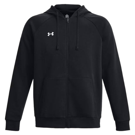 Under Armour Men's Rival Fleece Full Zip Hoodie Black - 5