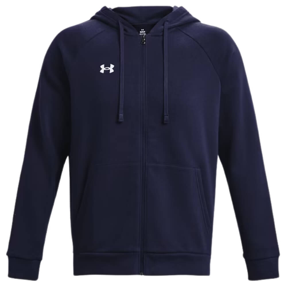 Under Armour Men's Rival Fleece Full Zip Hoodie  Navy - 5