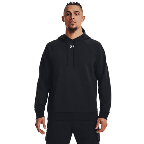 Under Armour Men's Rival Fleece Hoodie Black - 1