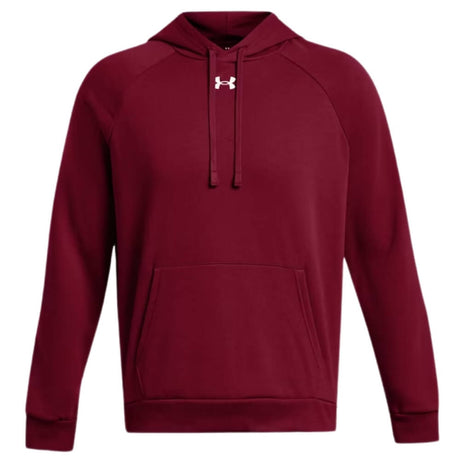 Under Armour Men's Rival Fleece Hoodie Cardinal - 2