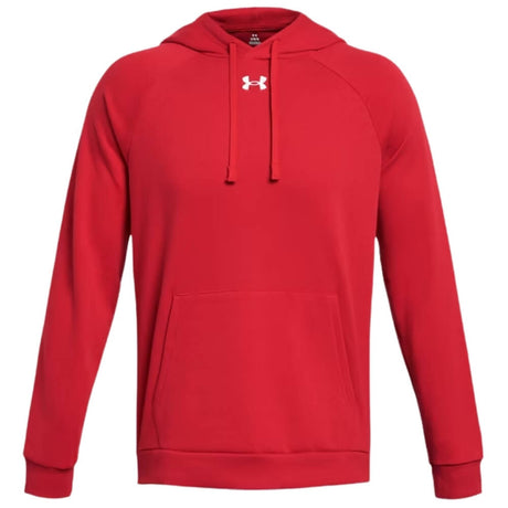 Under Armour Men's Rival Fleece Hoodie Distant Red_4