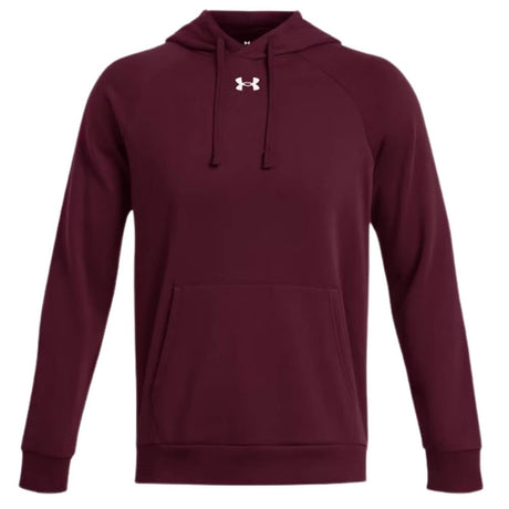 Under Armour Men's Rival Fleece Hoodie Maroon - 3