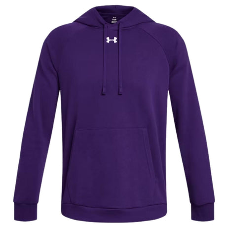 Under Armour Men's Rival Fleece Hoodie Purple - 4
