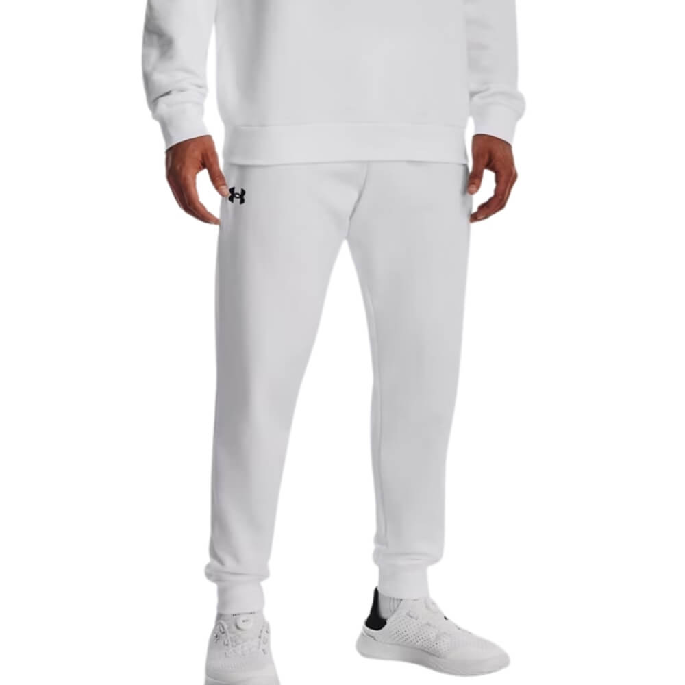 Under Armour Men's Rival Fleece Jogger White - 1