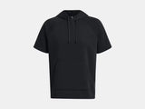 Under Armour Men's Rival Fleece Short Sleeve Hoodie Black - 3