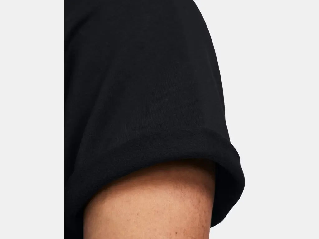Under Armour Men's Rival Fleece Short Sleeve Hoodie Black - 5