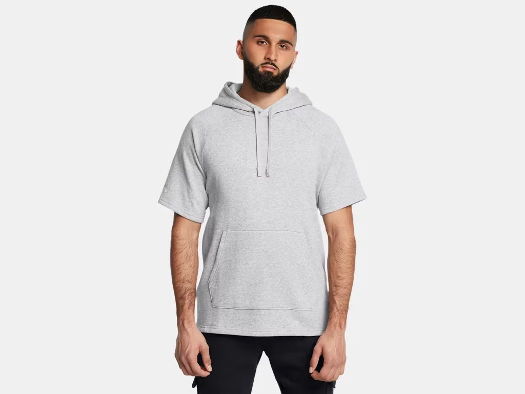 Under Armour Men's Rival Fleece Short Sleeve Mod Gray - 1