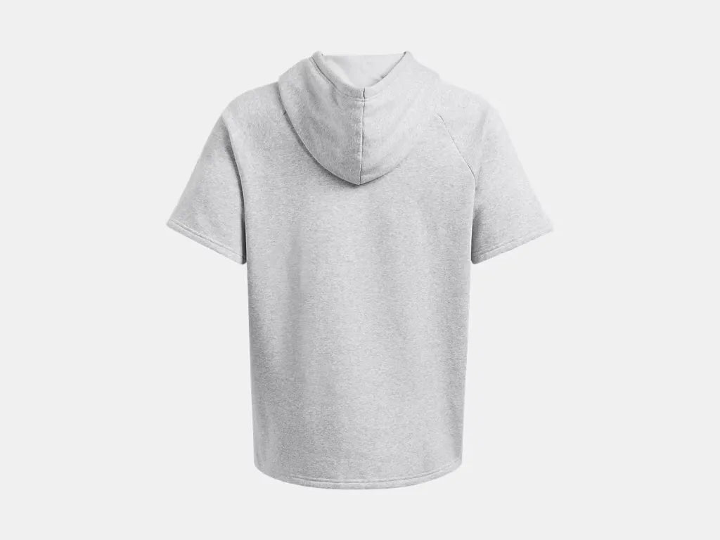 Under Armour Men's Rival Fleece Short Sleeve Mod Gray - 4