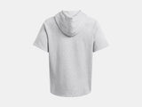 Under Armour Men's Rival Fleece Short Sleeve Mod Gray - 4
