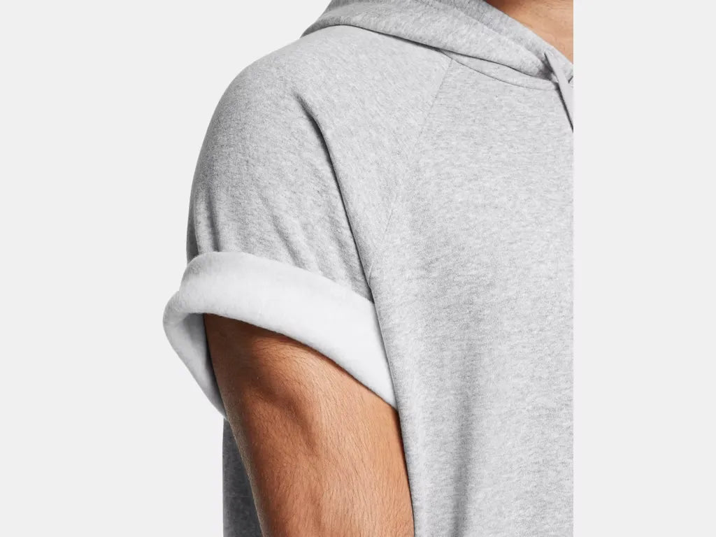 Under Armour Men's Rival Fleece Short Sleeve Mod Gray - 5