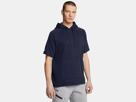 Under Armour Men's Rival Fleece Short Sleeve Navy - 1