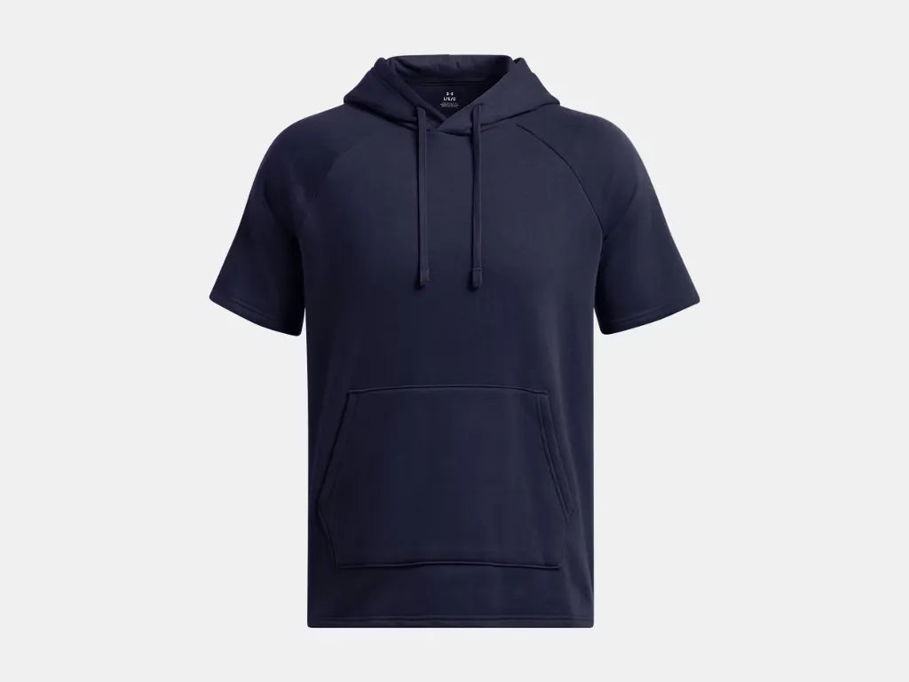Under Armour Men's Rival Fleece Short Sleeve Navy - 3