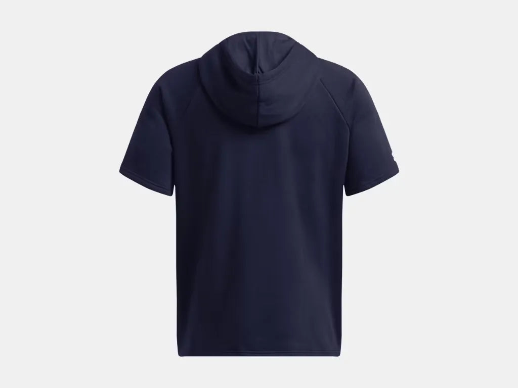 Under Armour Men's Rival Fleece Short Sleeve Navy - 4