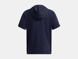 Under Armour Men's Rival Fleece Short Sleeve Navy - 4