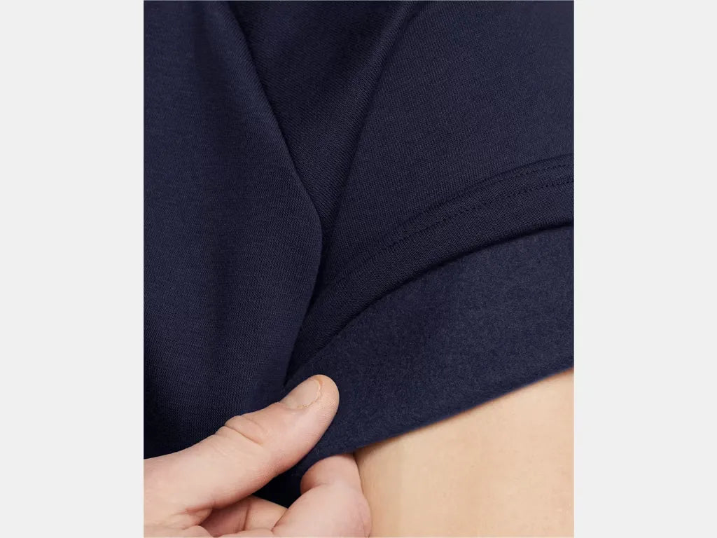 Under Armour Men's Rival Fleece Short Sleeve Navy - 5