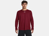 Under Armour Men's Team Tech Long Sleeve Cardinal - 1