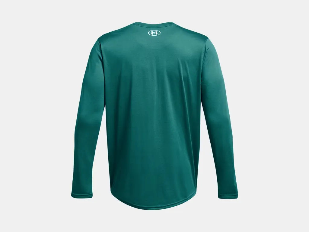 Under Armour Men's Team Tech Long Sleeve Coastal Teal  - 5