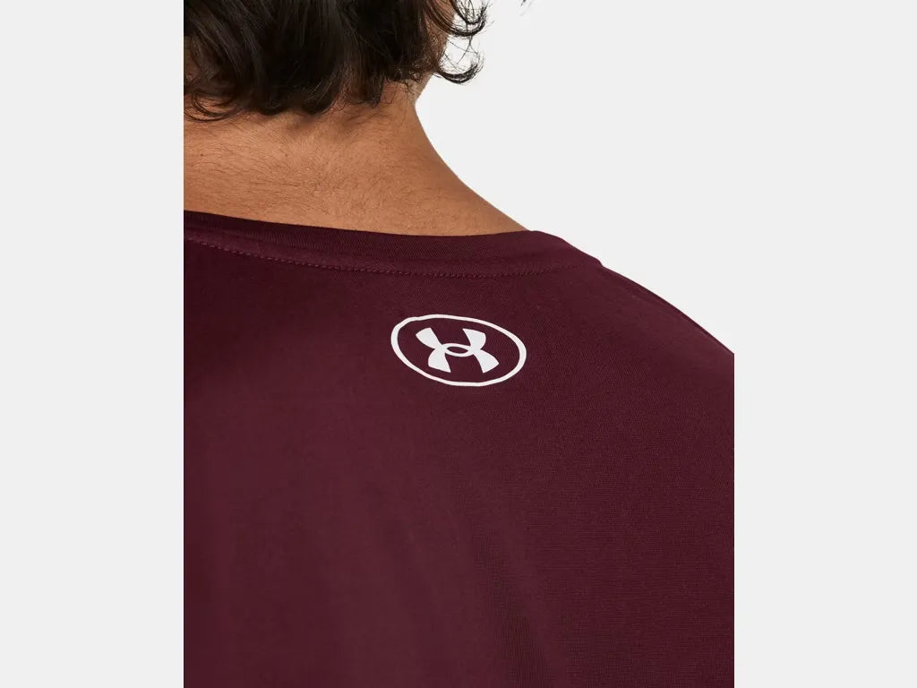 Under Armour Men's Team Tech Long Sleeve Maroon - 6