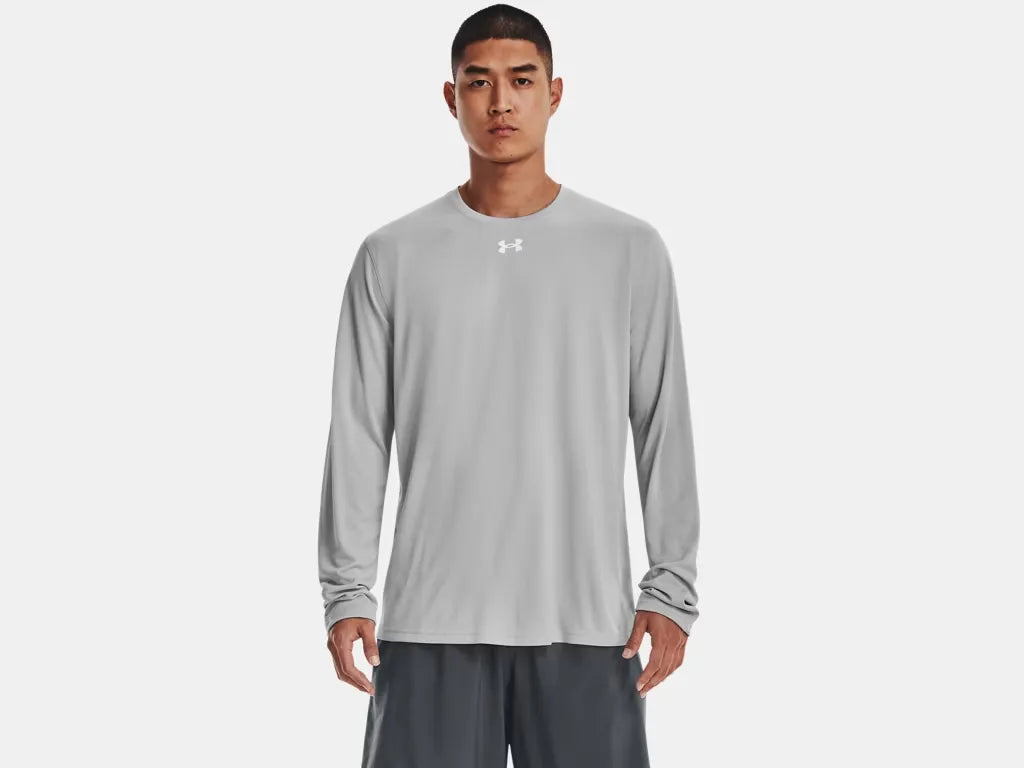 Under Armour Men's Team Tech Long Sleeve Mod Gray - 1