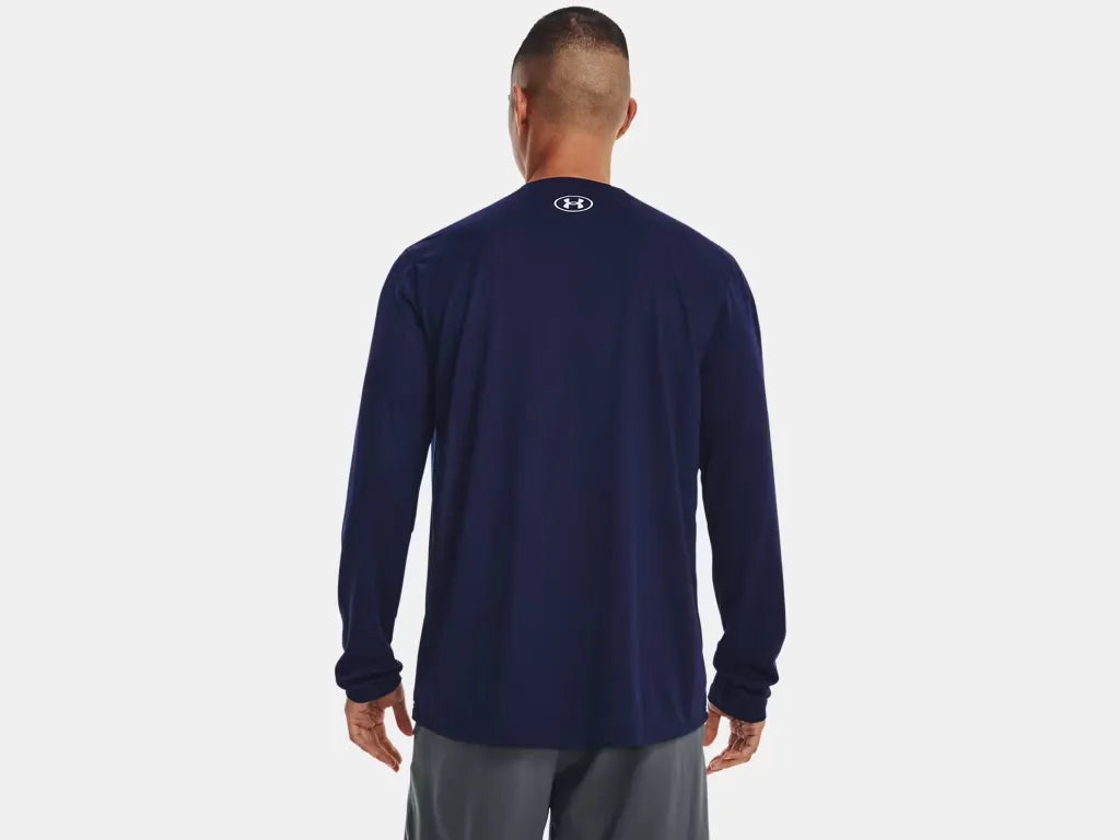 Under Armour Men's Team Tech Long Sleeve Navy - 2